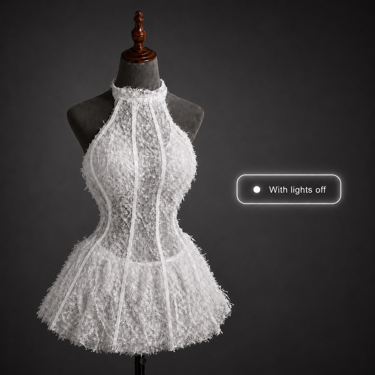 GLOVA LED Feather Dress