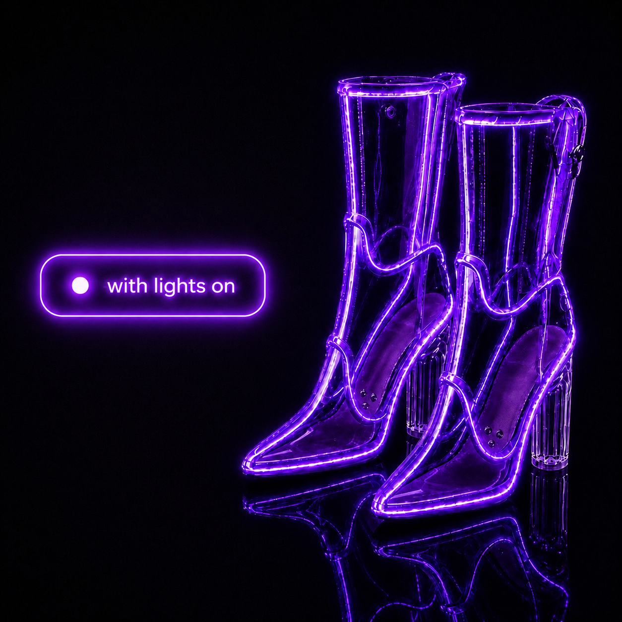 GLOVA LED Cowboy Boots