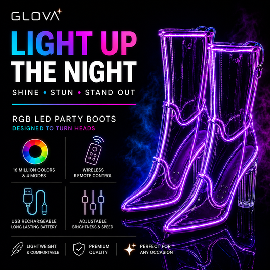 GLOVA LED Cowboy Boots